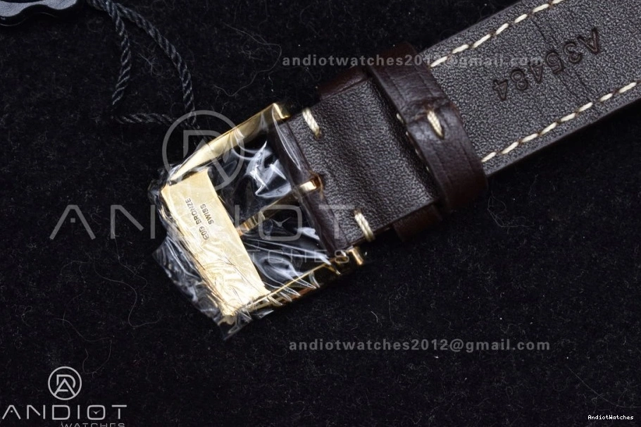 Brown on ZF Leather A Bronze Strap IW501005 Minimalist Real 519 1:1 Edition Dial Pilot Black Big Best 1121